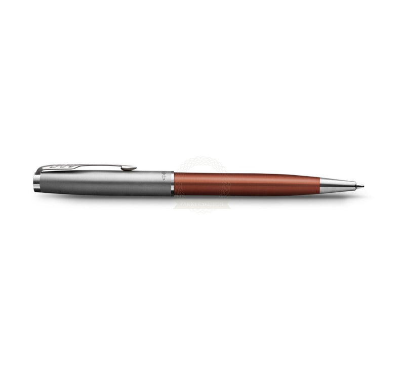 قلم باركر جاف موديل سونيت لون معدني مطفي وبرتقالي