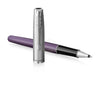 PARKER SONNET SAND BLASTED METAL VIOLET CT ROLLERBALL PEN