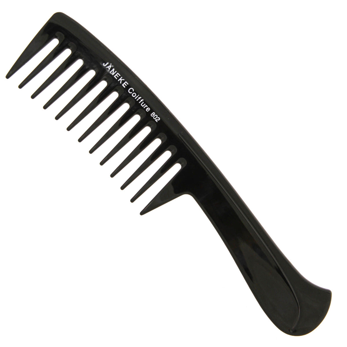 JANEKE HAIR COMBS HAND MADE BLACK- LARGE SIZE