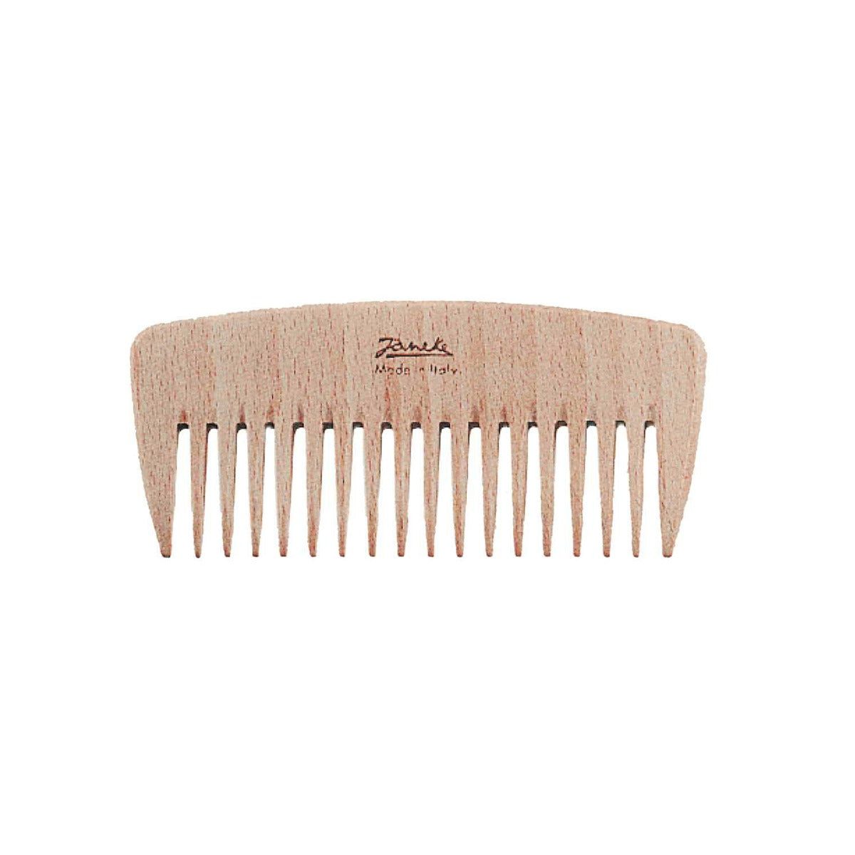 ITALY NATURAL WOOD HAIR COMB - MEDIUM SIZE