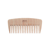 ITALY NATURAL WOOD HAIR COMB - MEDIUM SIZE