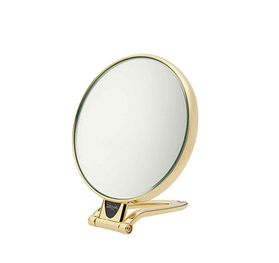 JANEKE COSMETIC TABLE MIRROR GOLDEN COLOR - TWO SIDED X 3