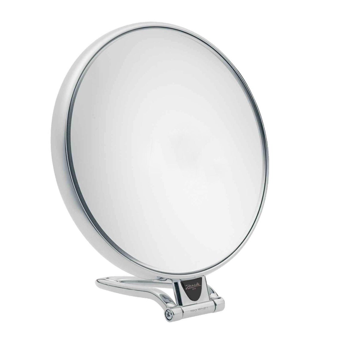 مرآة جانيك لون كروم بجانبين تكبير عادي وتكبير x3