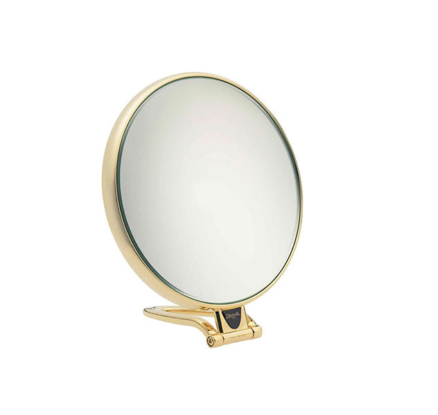 JANEKE COSMETIC TABLE MIRROR LARGE GOLDEN COLOR - TWO SIDED X 3
