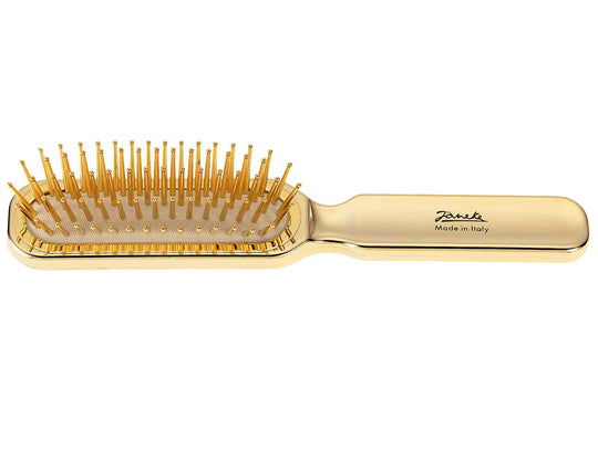 JANEKE HAIR BRUSH GOLDEN COLOR - SMALL SIZE