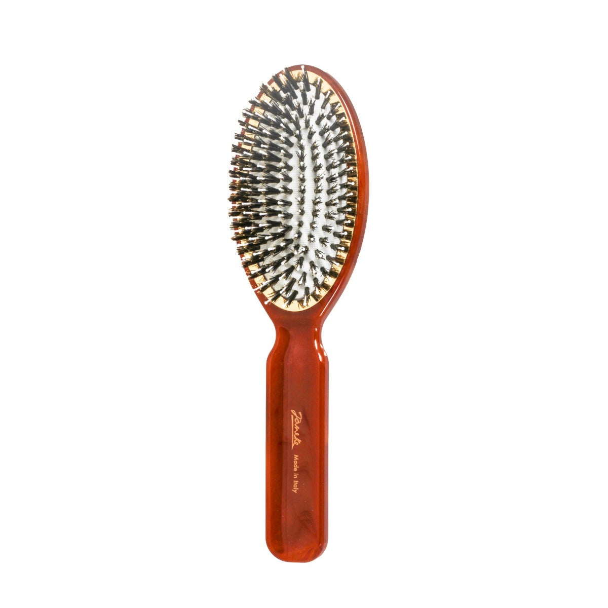 JANEKE HAIR BRUSH PLASTIC AND HAIR TIPS - LARGE SIZE