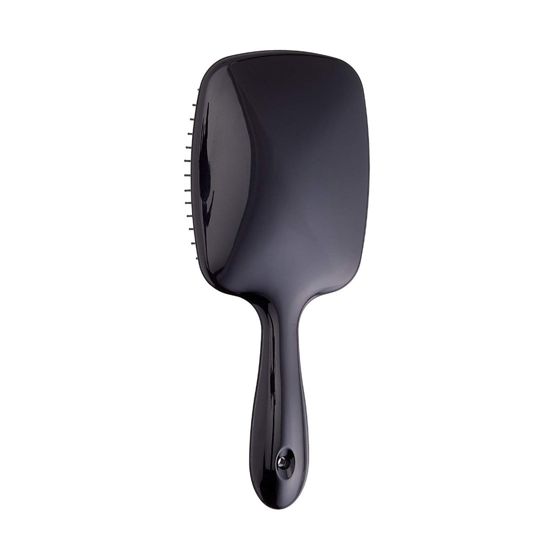 فرشه شعر جانيك ايطالى بأطراف ناعمة على الرأس لون أسود