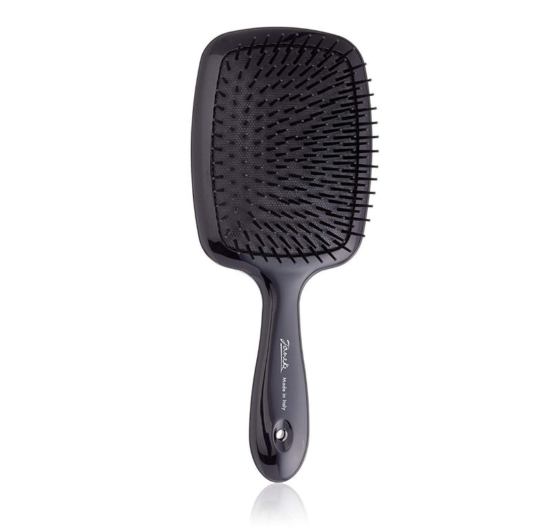 JANEKE HAIR BRUSH WITH SOFT TIPS BLACK COLOR