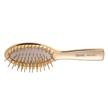 JANEKE HAIR BRUSH GOLDEN COLOR - SMALL SIZE