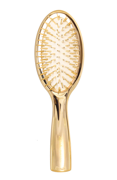 JANEKE HAIR BRUSH GOLD - LARGE SIZE