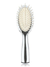 JANEKE HAIR BRUSH CHROME COLOR - SMALL SIZE