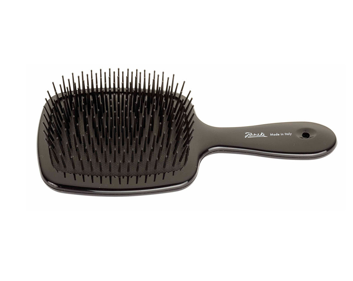 فرشة شعر جانيك ايطالى لون أسود - مقاس صغير