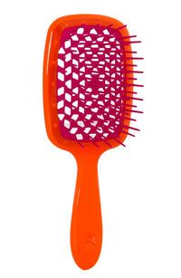 فرشه شعر جانيك ايطالى مع قاعدة مفرغة لون برتقالي