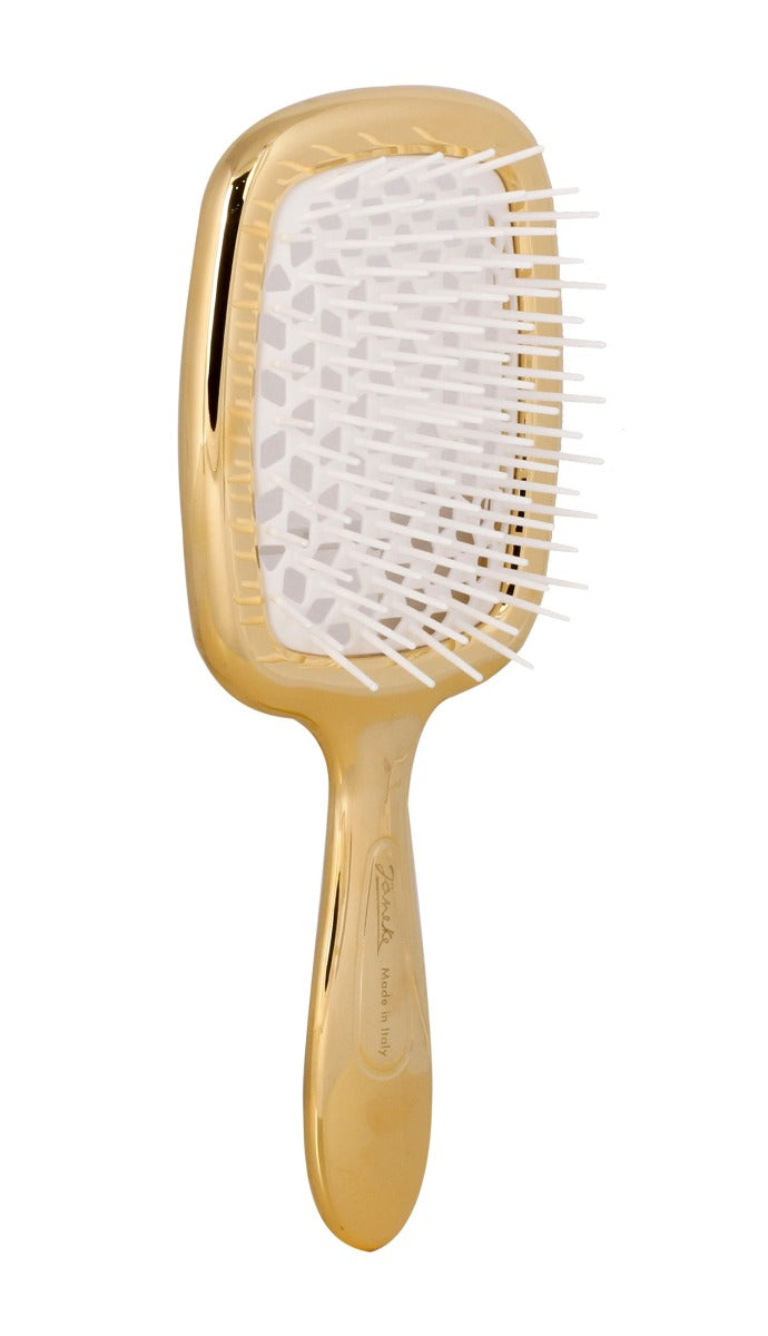 JANEKE BRUSH PNEUMATIC BASE WITH SOFT TIPS GOLD COLOR - LARGE SIZE