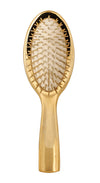 JANEKE HAIR BRUSH GOLD & BEIGE BACK - LARGE SIZE