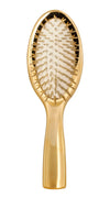 JANEKE HAIR BRUSH GOLD & DARK BROWN BACK - LARGE SIZE