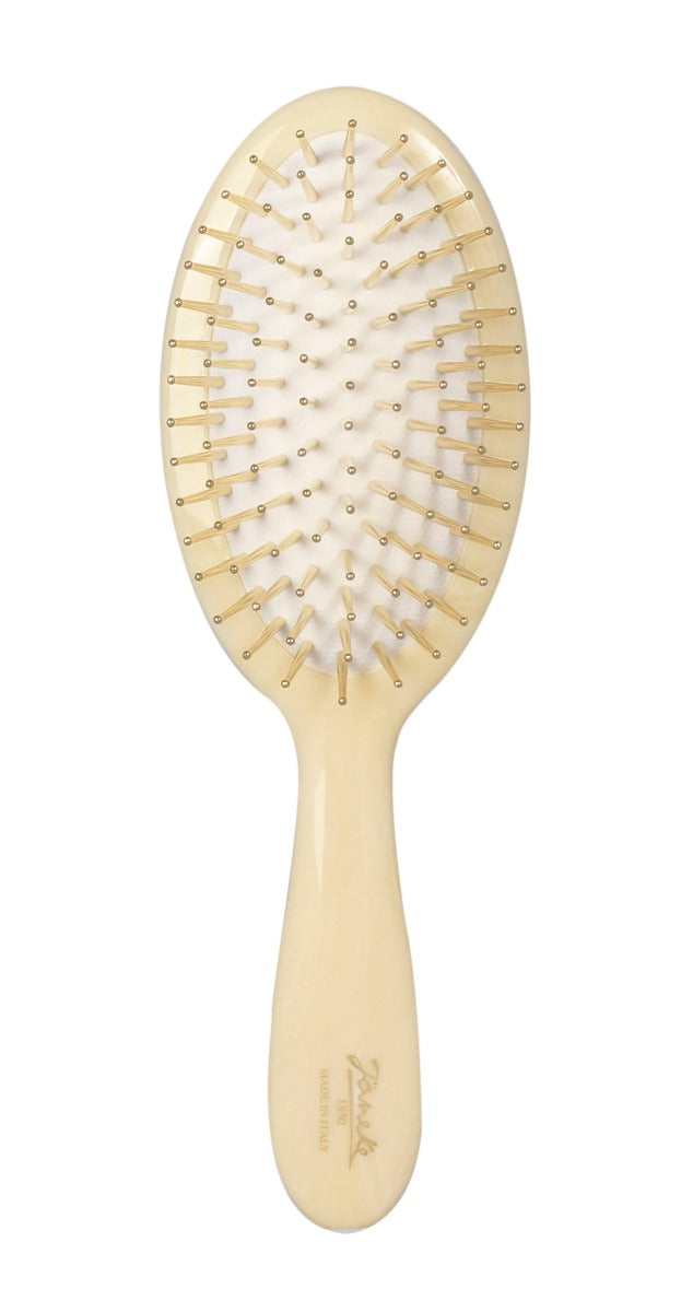 JANEKE HAIR BRUSH WITH GOLD TIPS - LARGE SIZE