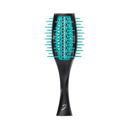 JANEK TULIP HAIR BRUSH PNEUMATIC BASE WITH SOFT TIPS BLACK AND BLUE