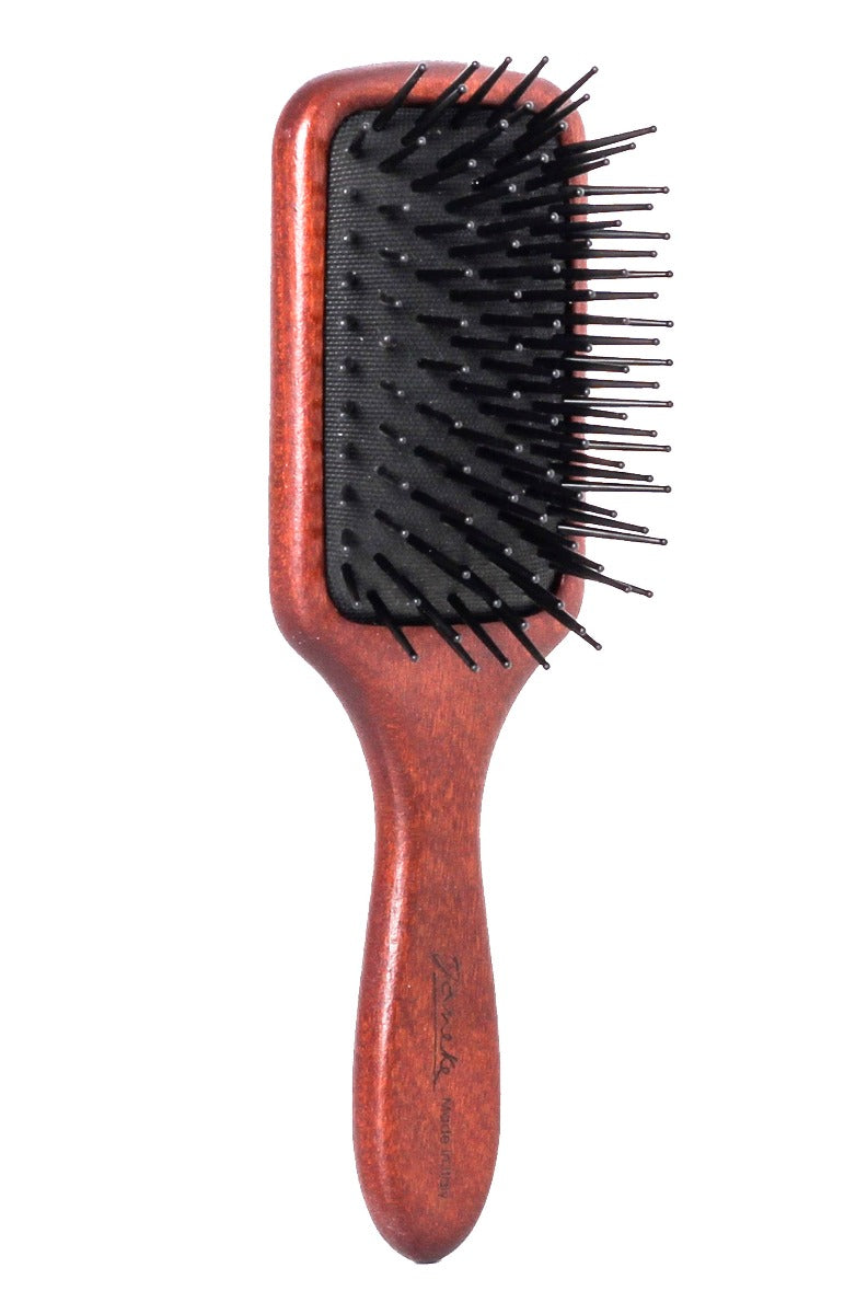 ITALY WOODEN HAIR BRUSH - MEDIUM