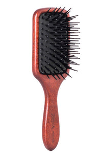 ITALY WOODEN HAIR BRUSH - MEDIUM