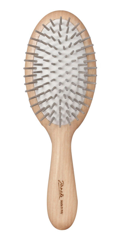 JANEKE HAIR BRUSH NATURAL WOOD - LARGE SIZE