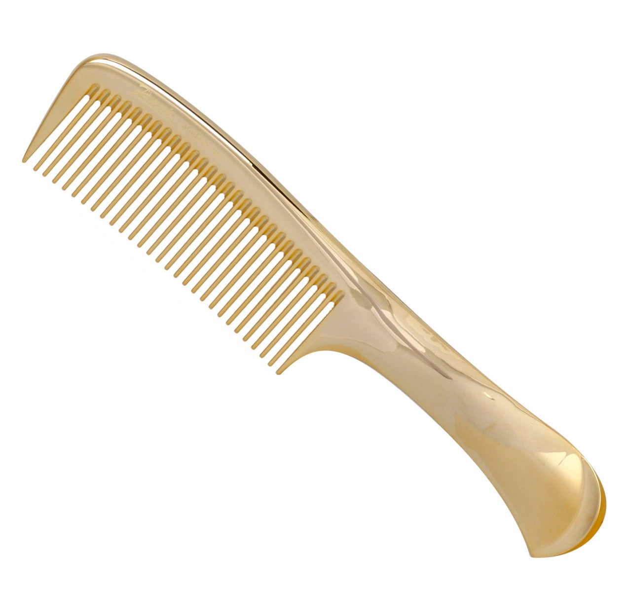 ITALY HAIR COMBS GOLD WITH HANDLE - LARGE SIZE