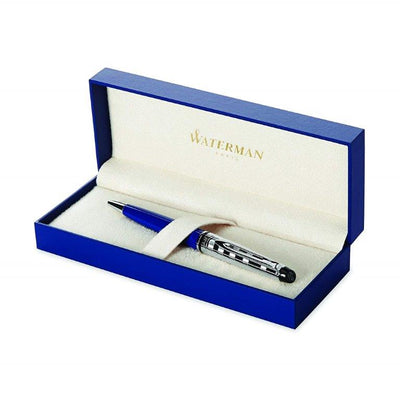 WATERMAN BALL PEN EXPERT3 DELUXE BLUE * SILVER