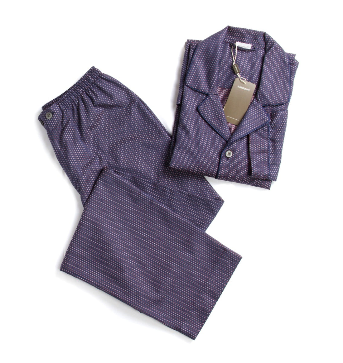 بيجاما رجالي فاخره قطن 100% لون بنفسجي مقاس XL