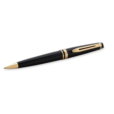 WATERMAN EXPERT3 BALLPOINT PEN BLACK WITH GOLDEN TRIM