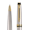 EXPERT BALLPOINT PEN STAINLESS STEEL GOLD TRIM