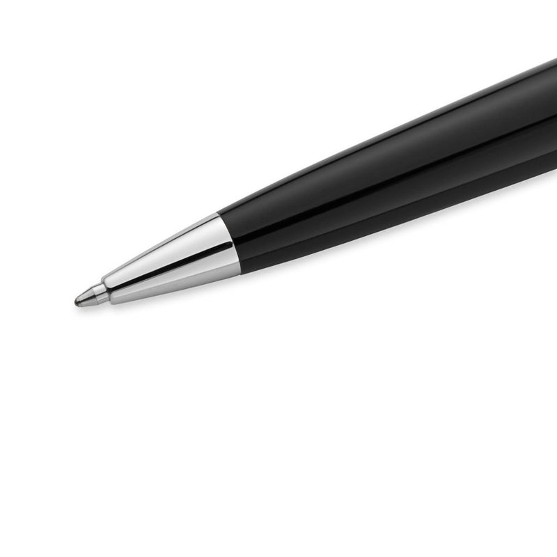 WATERMAN EXPERT3 BALLPOINT PEN BLACK WITH CHROME TRIM