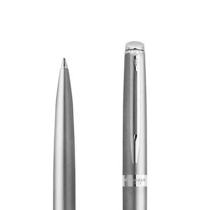 WATERMAN BALLPOINT PEN HEMISPHERE ESSENTIAL METALLIC STEEL