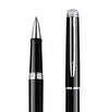 HEMISPHERE ROLLERBALL PEN CT BLACK WITH CHROME TRIM