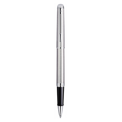 HEMISPHERE ROLLERBALL PEN STAINLESS STEEL WITH CHROME TRIM