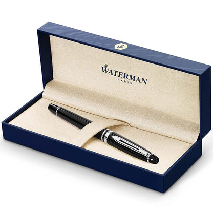 EXPERT 3 ROLLERBALL PEN BLACK AND SILVER COLOR