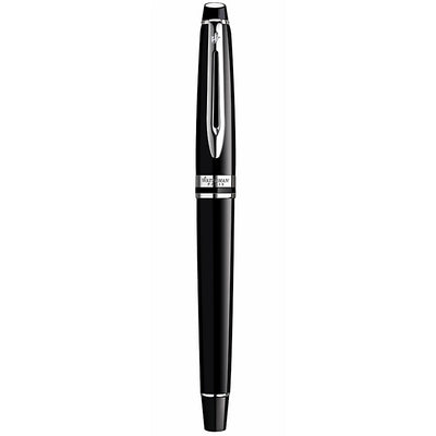 WATERMAN EXPERT 3 ROLLERBALL PEN BLACK AND SILVER COLOR