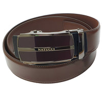 NATUCCI GENUINE LEATHER BELT BROWN FOR GENTS