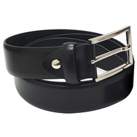 NATUCCI GENUINE LEATHER BELT BLACK FOR GENTS