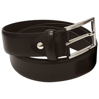 NATUCCI GENUINE LEATHER BELT DARK BROWN FOR GENTS