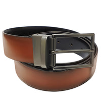 NATUCCI GENUINE LEATHER BELT DARK BROWN FOR GENTS