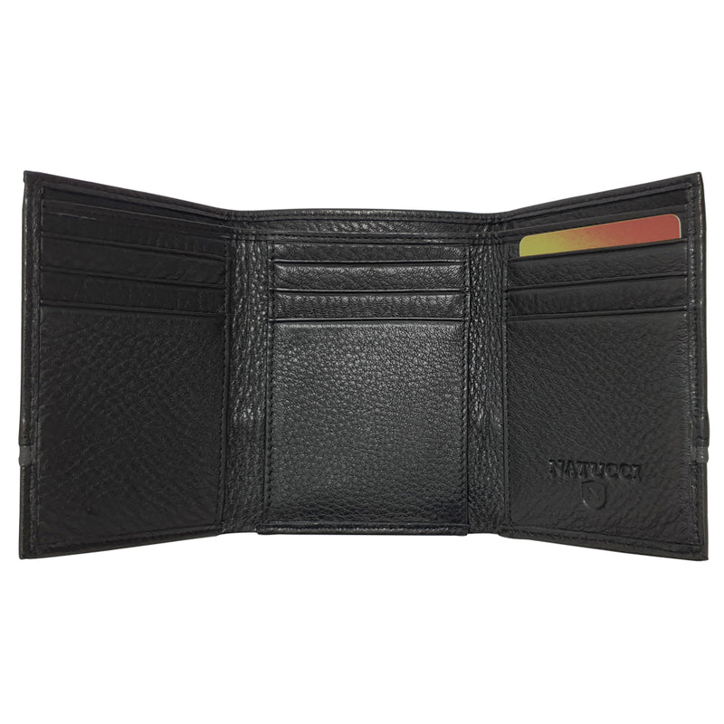 NATUCCI GENUINE LEATHER WALLET BLACK