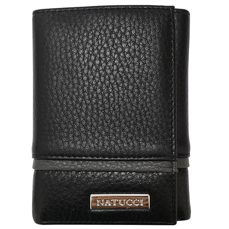 NATUCCI GENUINE LEATHER WALLET BLACK