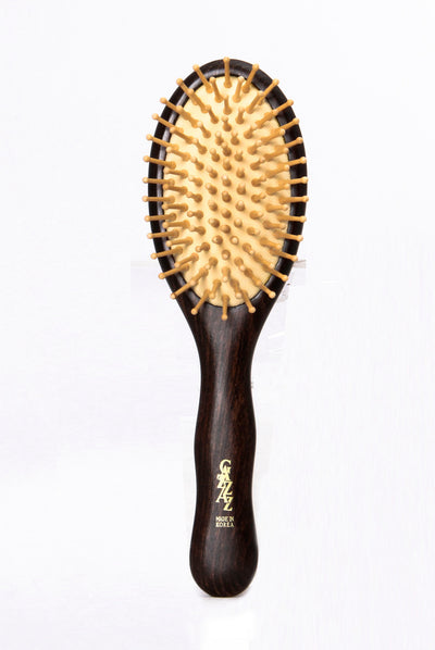 GAZZAZ WOODEN HAIR BRUSH (MADE IN KOREA)