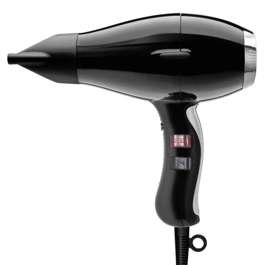 مجفف شعر ايطالى من الكيم لون أسود وفضي 2400 واط