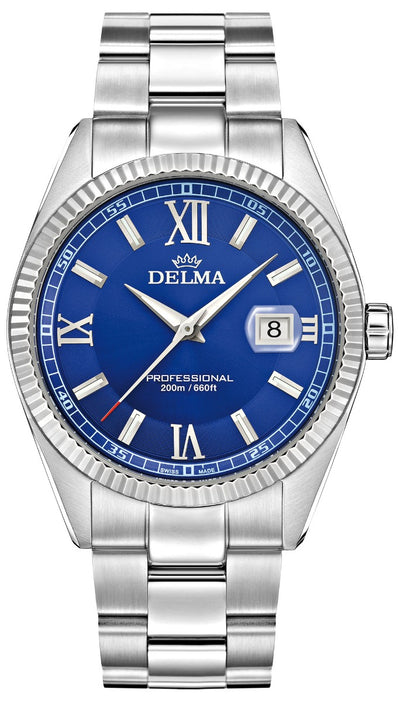 DELMA SWISS MADE MAN WATCH SEA STAR PROFESSIONAL