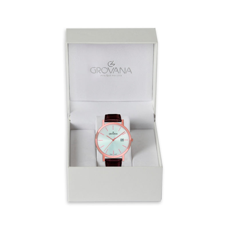 ساعه سويسرى رجالي ستيل ذهبي