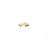 SPANISH GAZZAZ CUFFLINKS GOLD / BLACK
