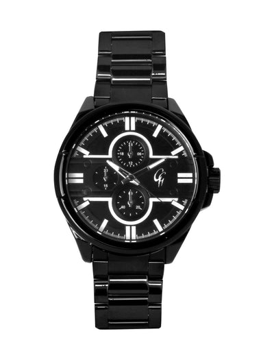 GG WATCH BLACK CASE/BLACK DIAL JAPAN MOVEMENT WATER RESISTANT