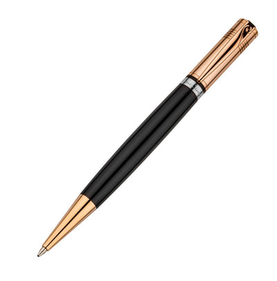 PIERRE CARDIN BALL PEN BLOSSOM BLACK/ROSE GOLD-02