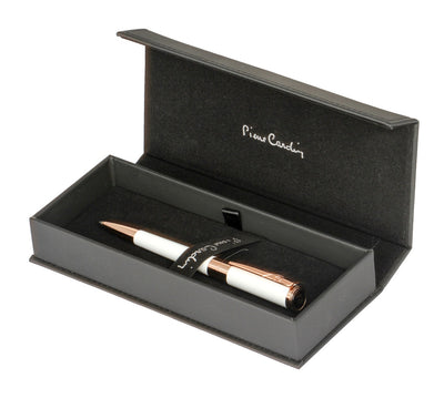 PIERRE CARDIN BALLPOINT PEN MATRIX WHITE/ROSE GOLD